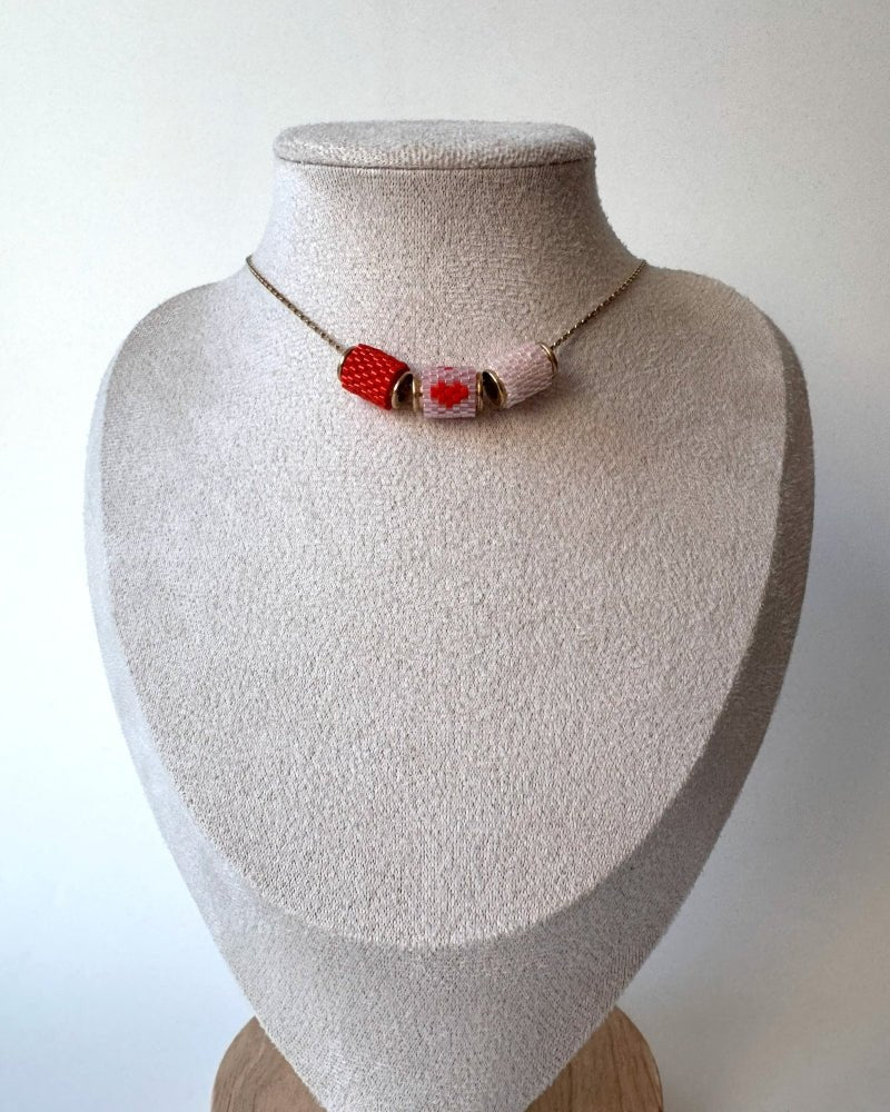 Valentinstag Charm Halskette - Fleur Du Jour