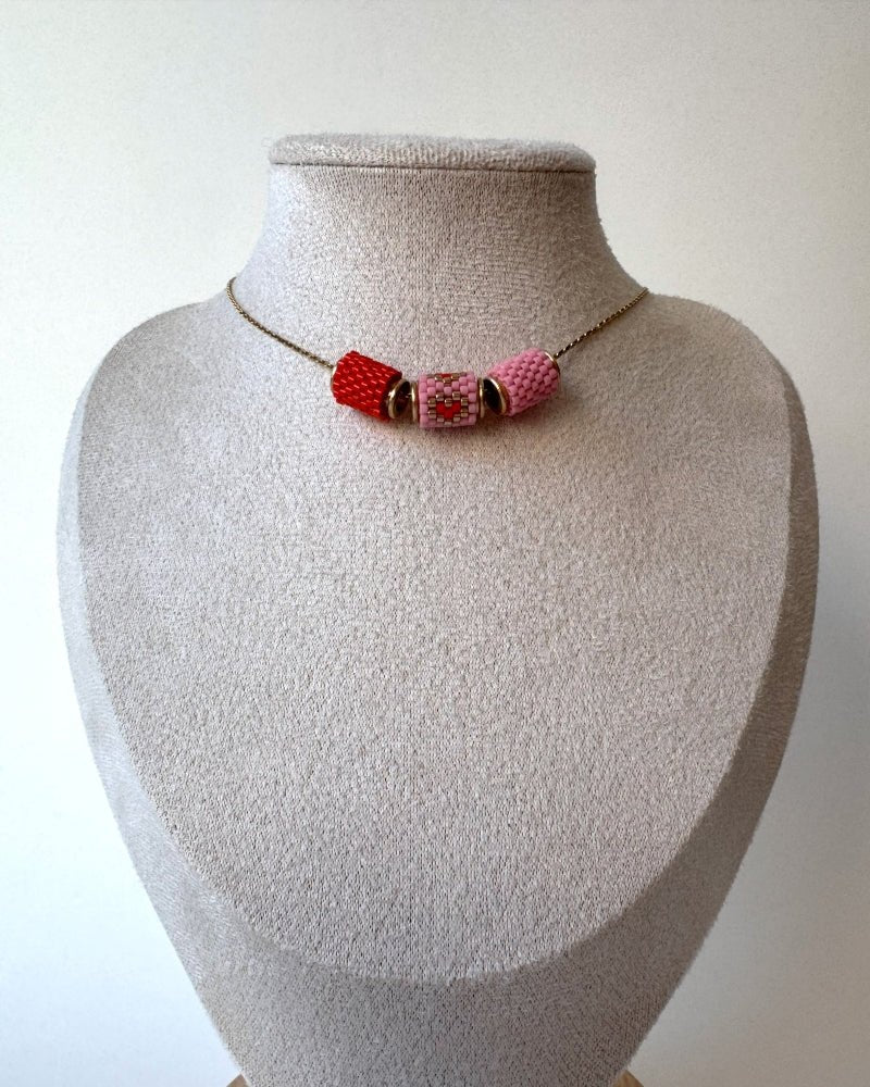 Valentinstag-Charm-Halskette - Fleur Du Jour