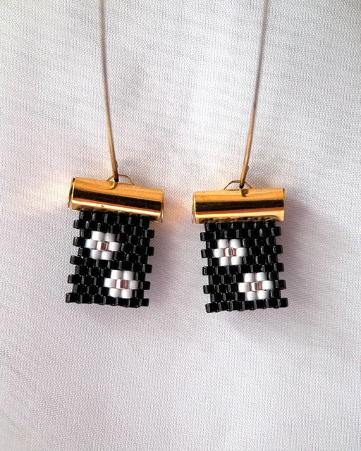 Christrose Perlen-Ohrringe – Hängend - Blumenohrringe - Fleur Du Jour