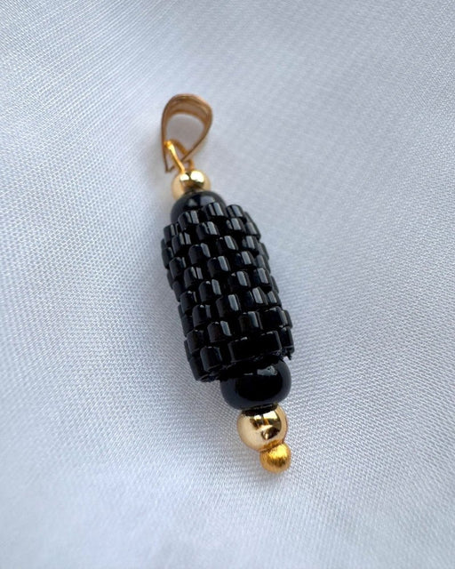 Christrose Zylindrischer Perlenanhänger - Fleur Du Jour