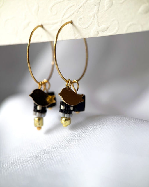 Edelweiß-Creolen: Dein individueller Ohrringstil für jede Tageslaune! - Blumenohrringe - Fleur Du Jour