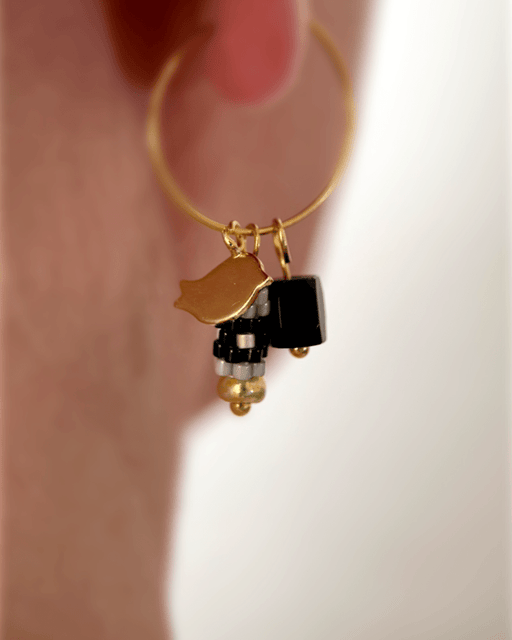 Edelweiß-Creolen: Dein individueller Ohrringstil für jede Tageslaune! - Blumenohrringe - Fleur Du Jour