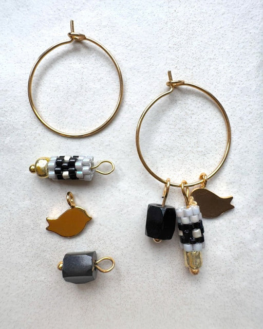 Edelweiß-Creolen: Dein individueller Ohrringstil für jede Tageslaune! - Blumenohrringe - Fleur Du Jour