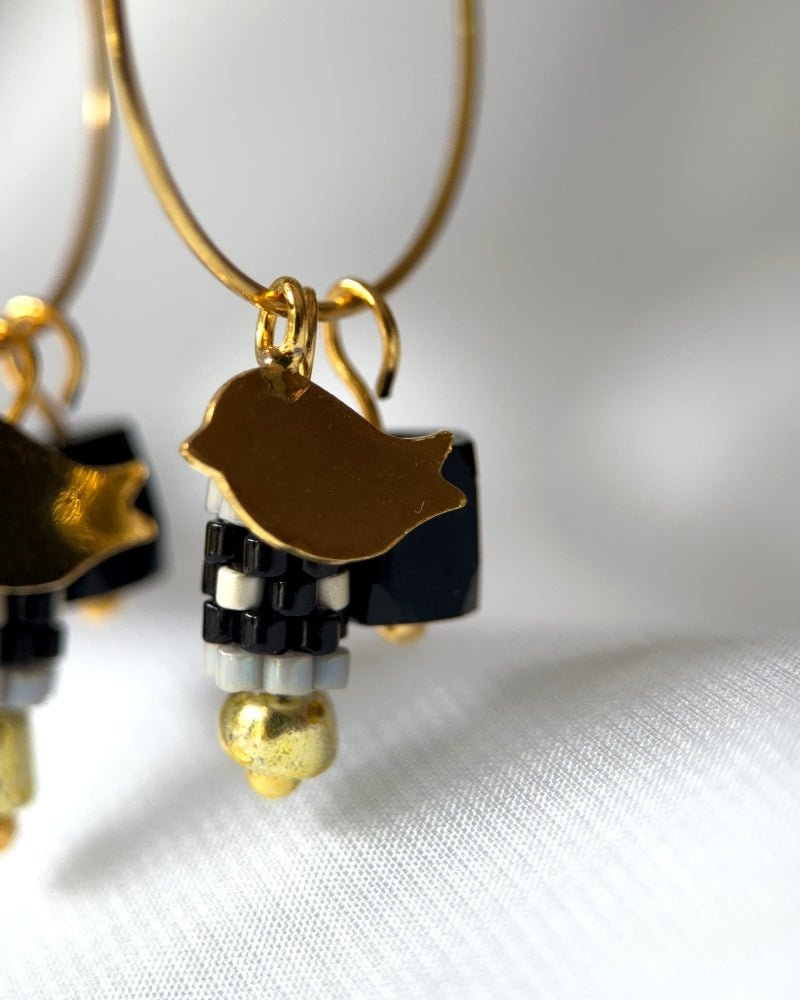 Edelweiß-Creolen: Dein individueller Ohrringstil für jede Tageslaune! - Blumenohrringe - Fleur Du Jour