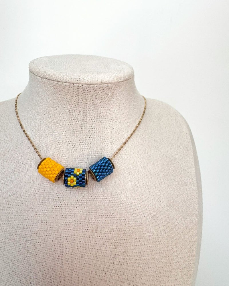 Iris Trio - Halskette: Modeaccessoires online kaufen - Fleur Du Jour