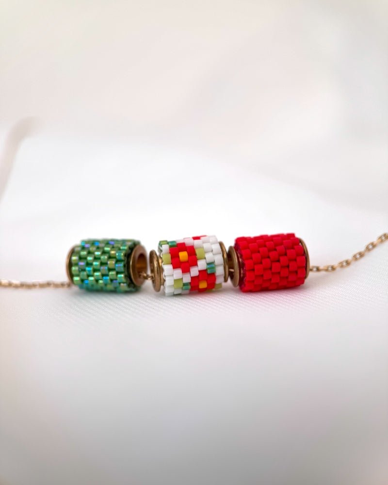 Ringelblume Trio-Halskette: Charmante Eleganz - Fleur Du Jour