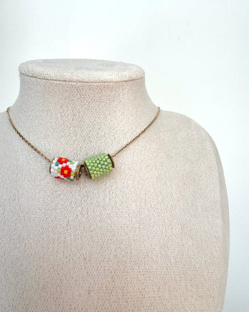 Ringelblume Trio-Halskette: Charmante Eleganz - Fleur Du Jour