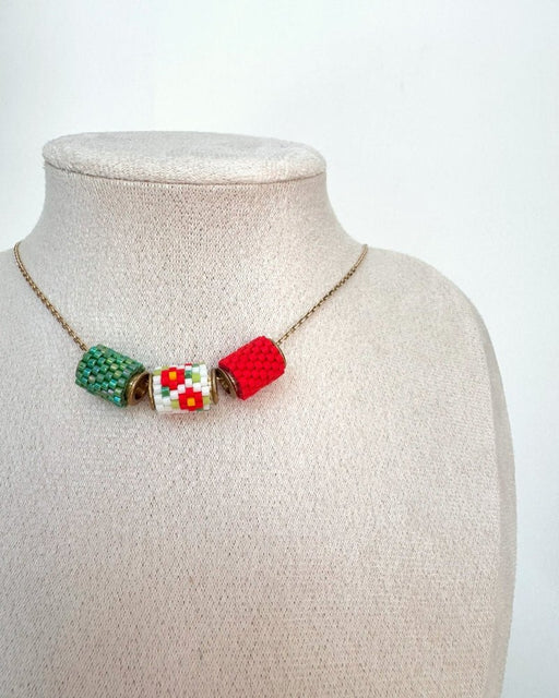 Ringelblume Trio-Halskette: Charmante Eleganz - Fleur Du Jour