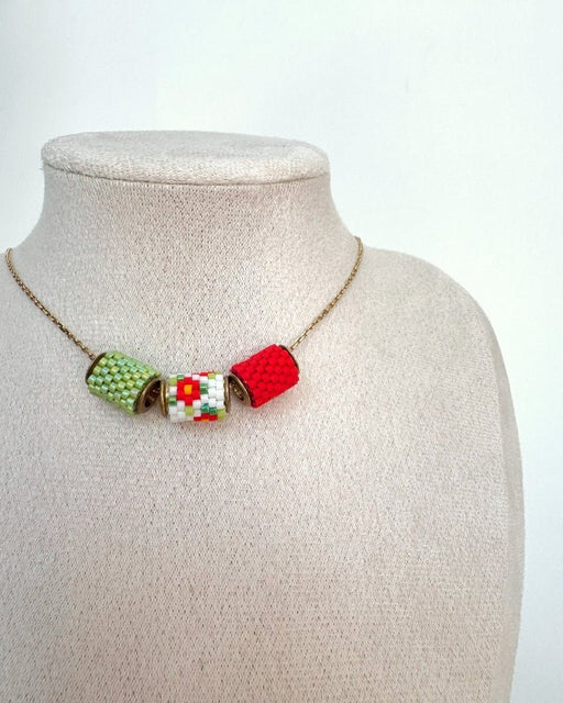 Ringelblume Trio-Halskette: Charmante Eleganz - Fleur Du Jour