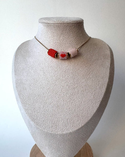 Valentinstag Charm Halskette - Fleur Du Jour