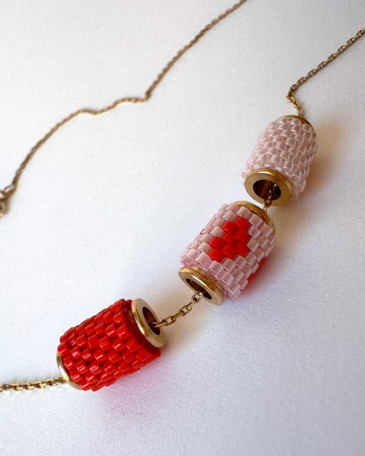 Valentinstag Charm Halskette - Fleur Du Jour