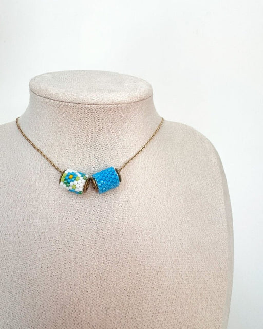 Vergissmeinnicht Trio-Halskette - Fleur Du Jour