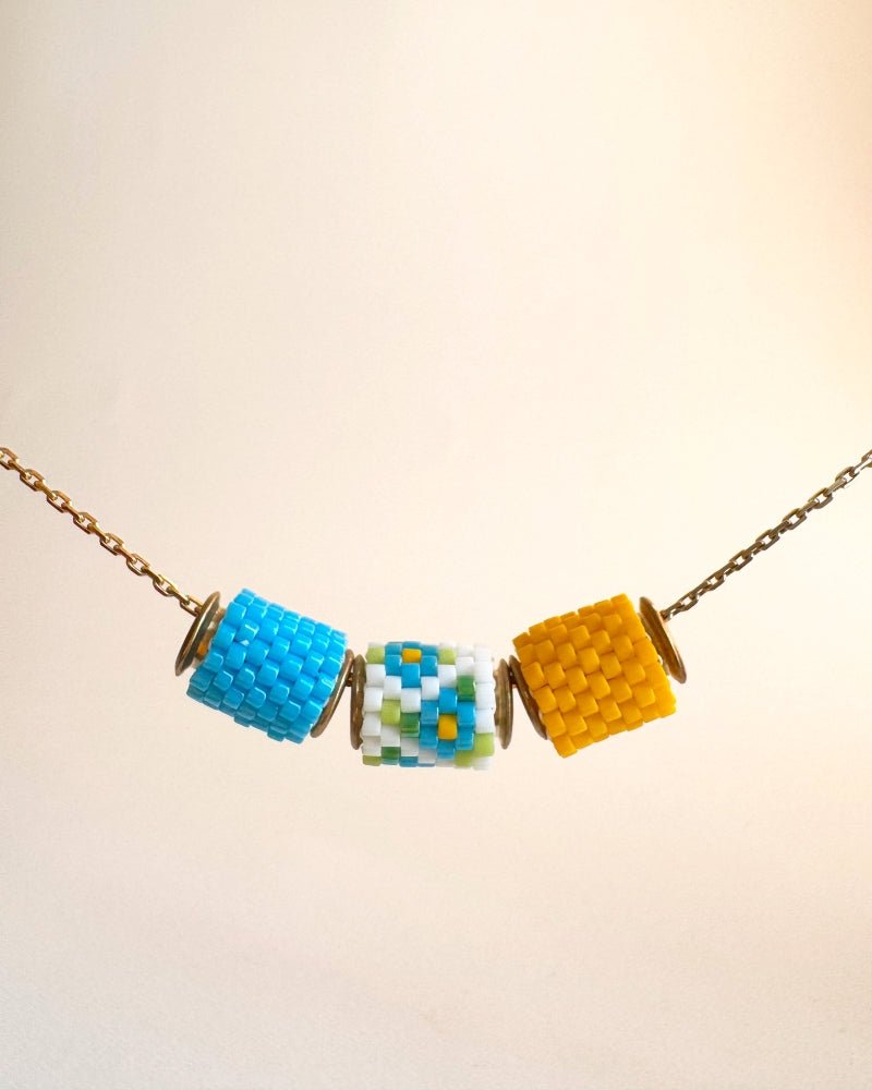 Vergissmeinnicht Trio-Halskette - Fleur Du Jour