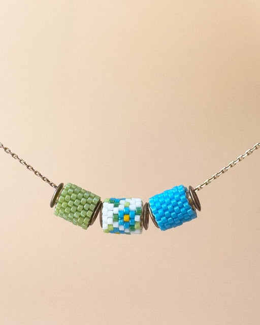 Vergissmeinnicht Trio-Halskette - Fleur Du Jour