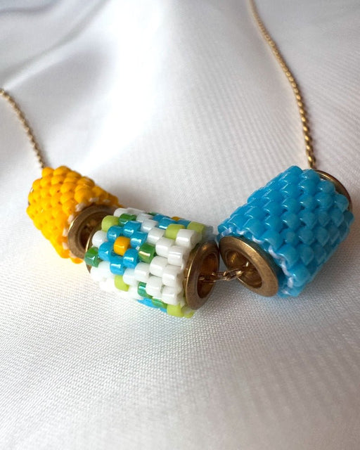 Vergissmeinnicht Trio-Halskette - Fleur Du Jour