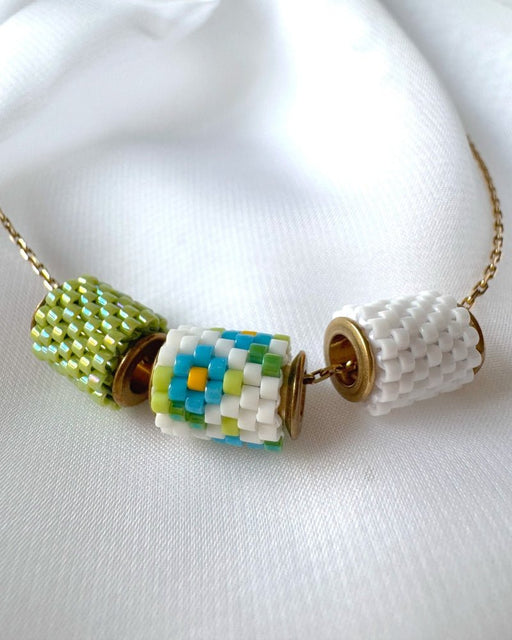 Vergissmeinnicht Trio-Halskette - Fleur Du Jour