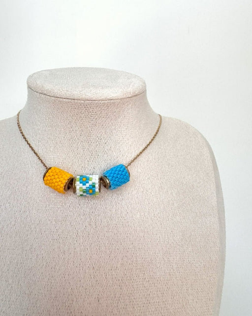 Vergissmeinnicht Trio-Halskette - Fleur Du Jour